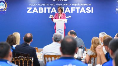 Üsküdar Belediye Başkanı Sinem Dedetaş, Zabıta Haftası kapsamında Üsküdar Belediyesi