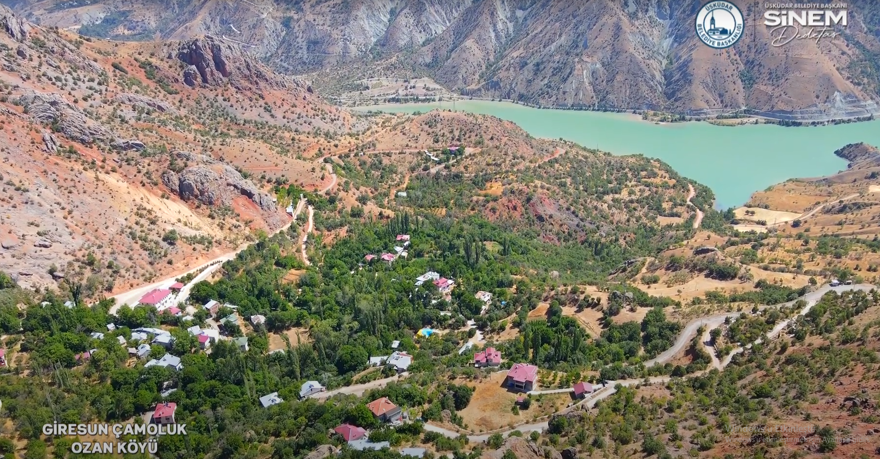 Giresun’un Çamoluk ilçesine bağlı Ozan Köyü, doğal güzellikleri ve kültürel