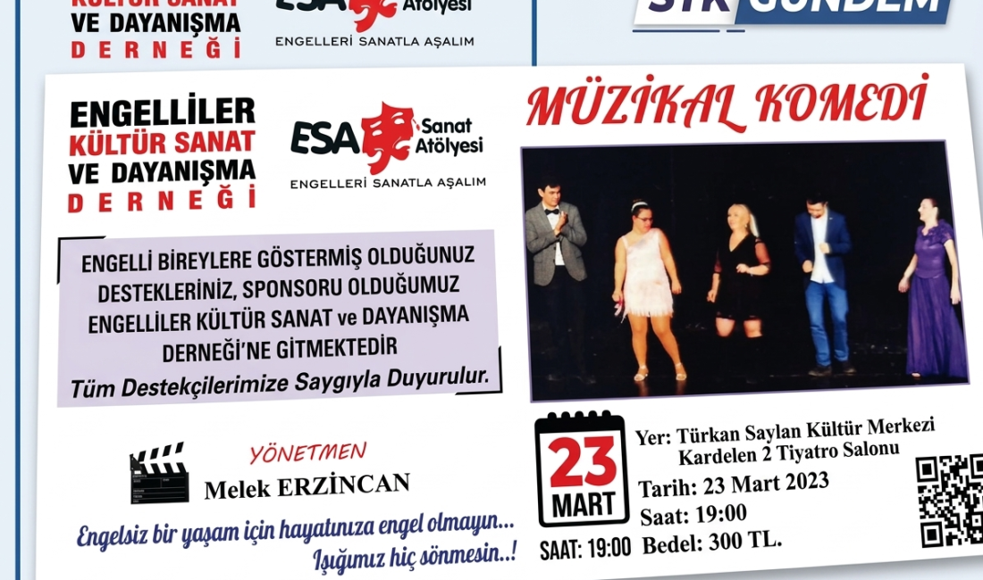 Engelliler Kültür Sanat ve Dayanışma Derneği Başkanı Melek Erzincan sizleri
